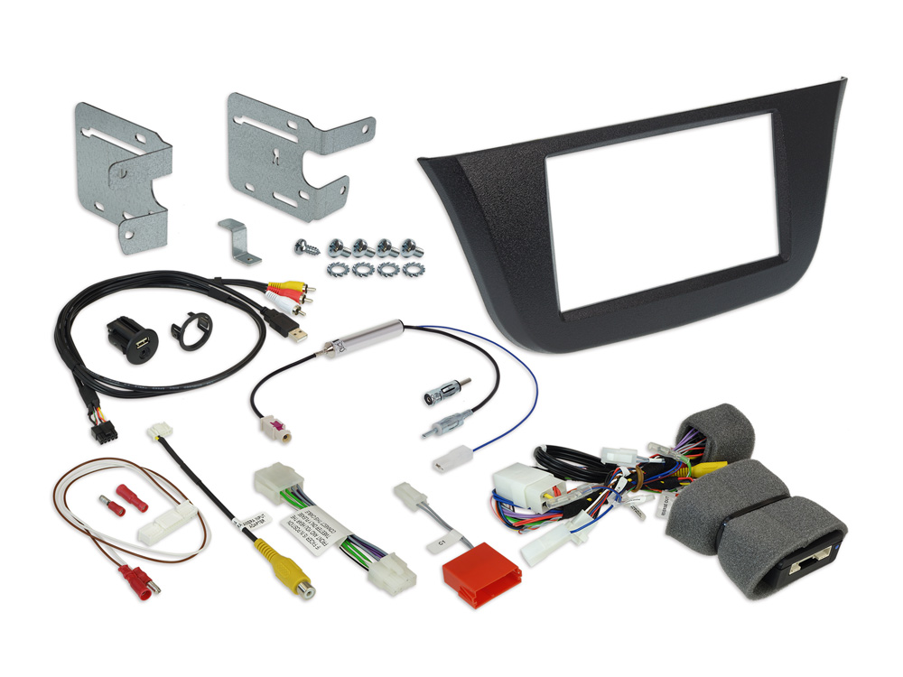 Alpine KIT-7ID 7-Zoll 2-DIN Einbauset Installation Radioblende Lenkradadapter für Iveco Daily 6 & 7 für INE-W720D / INE-W720DC / iLX-702D