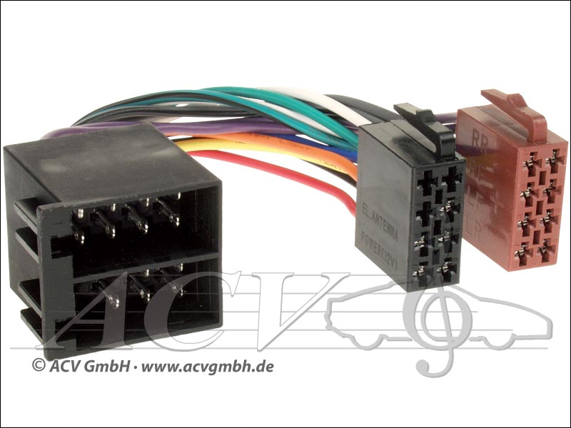 ACV 1230-20 Universal-Umrüstadapter Strom und Lautsprecher