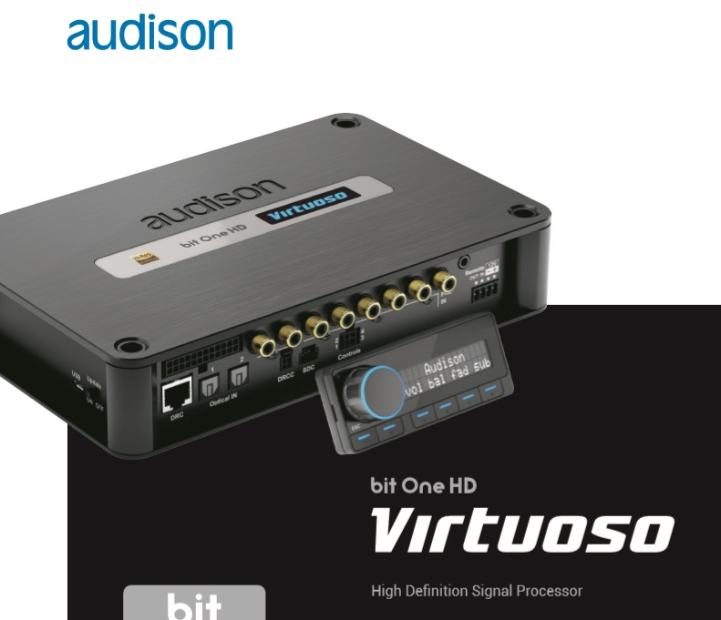 Audison bit One HD Virtuoso HI-RES SIGNAL PROCESSOR 13-Kanal High END DSP