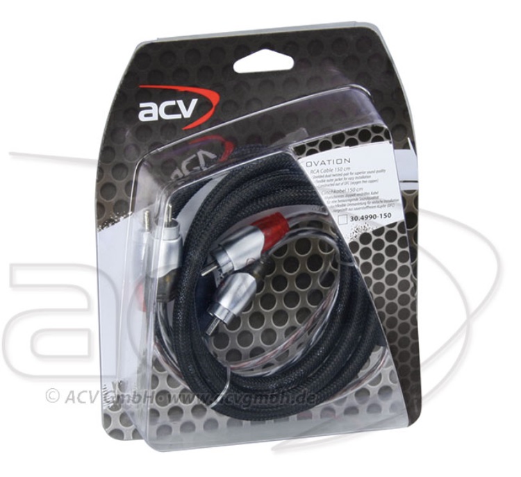 ACV 30.4990-150 2-Channel RCA Cable 1.5m - OVATION series