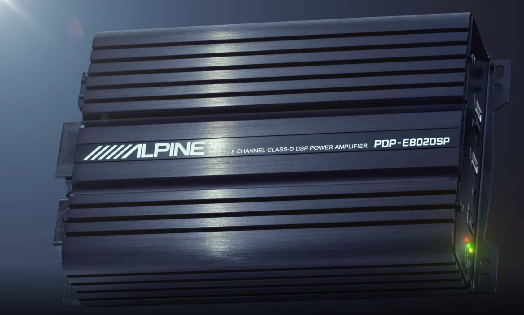 Alpine PDP-E802DSP DIGITALER 8 KANAL DSP VERSTÄRKER 8 x 100 WATT RMS