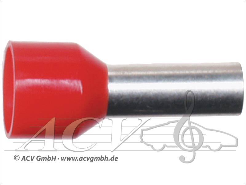 ACV 340 100 puntali 10,00 mm ² 100 pezzi di rosso 