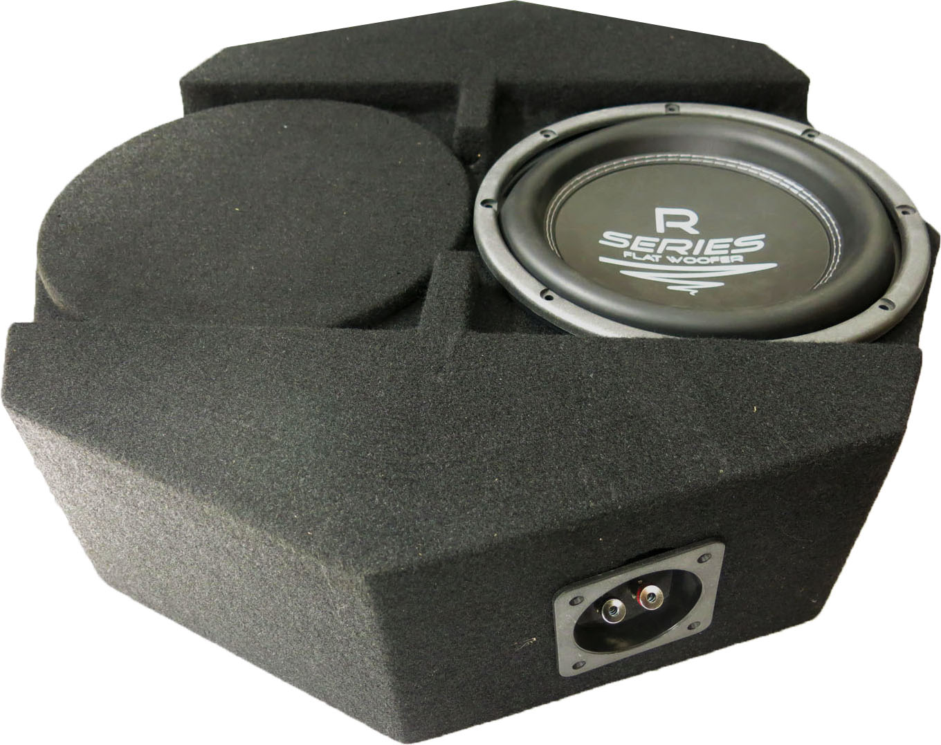 Audio System SUBFRAME R 10 FLAT ACTIVE AKTIVER R-SERIES SUBFRAME Gehäuse Subwoofer + Monoamplifier mit R 10 FLAT + H-330.1