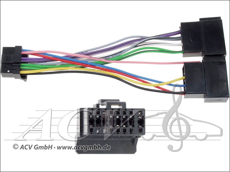 ACV 450503 Alpine Radioanschlusskabel Markenradios -> ISO