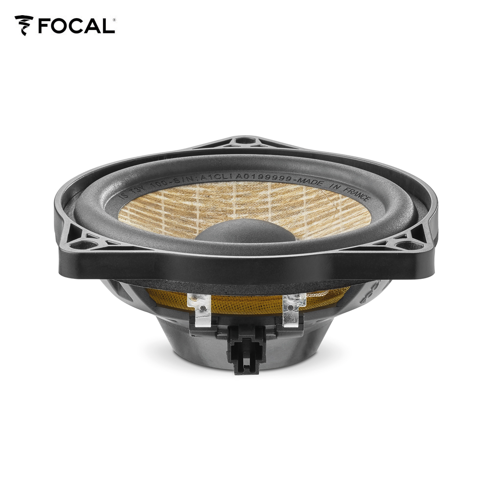 Focal IS-T3Y-100 10 cm (4") 2-Wege Kompo Lautsprecher Set kompatibel mit Tesla  Model 3 Standard, Sr+, Premium Lr Mr, Model Y Standard Sr, Y Premium Lr für Türen vorne