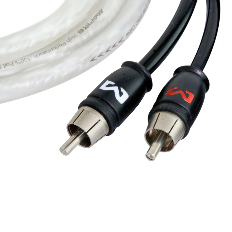 AMPIRE XA100 2-Kanal Cinchkabel Audio Kabel 100 cm, 2-Kanal RCA 1 meter X-Link Serie 