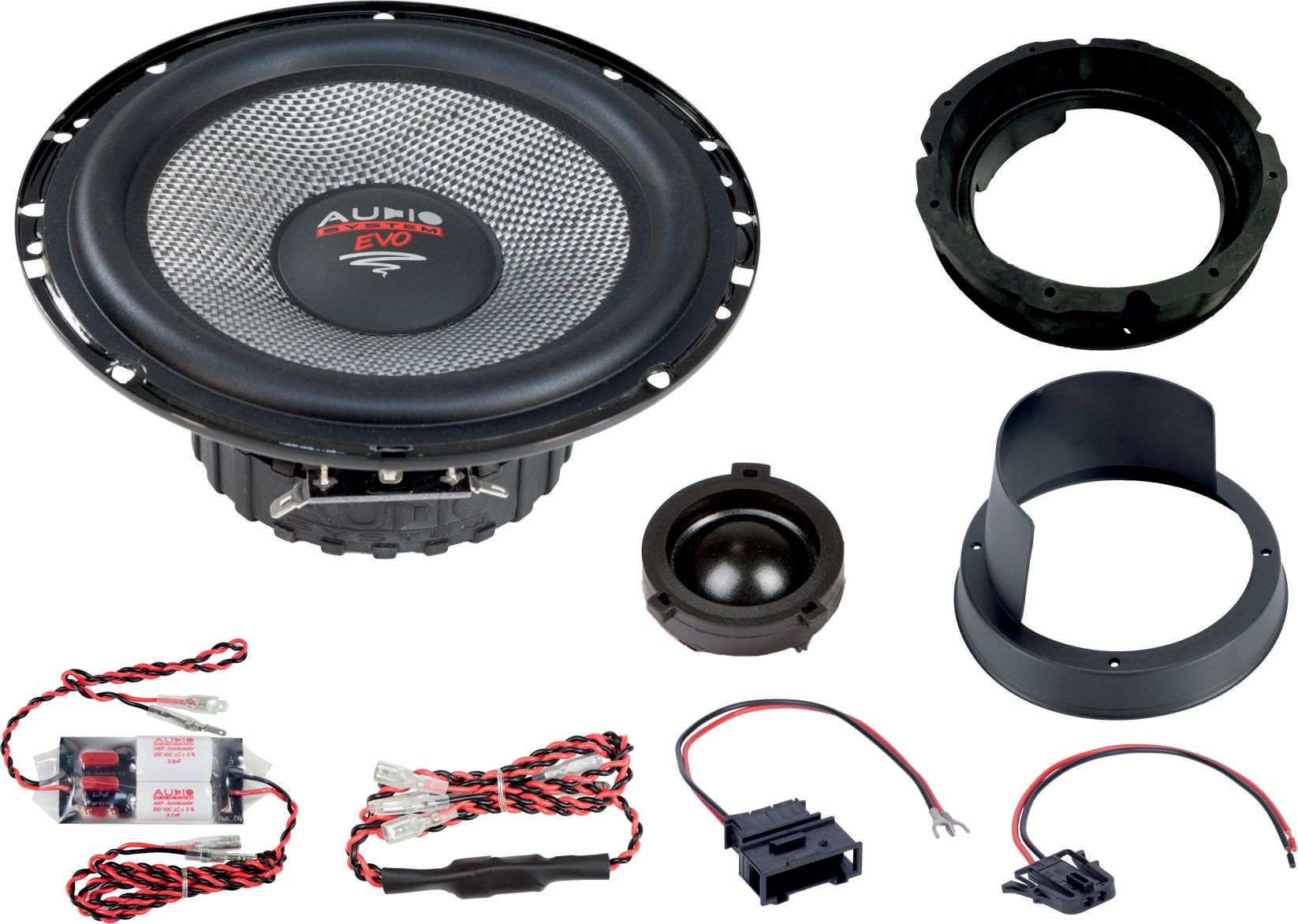 Audio System XFIT VW EOS EVO 2 Lautsprecher 165 mm 2-Wege VW EOS Compo System 