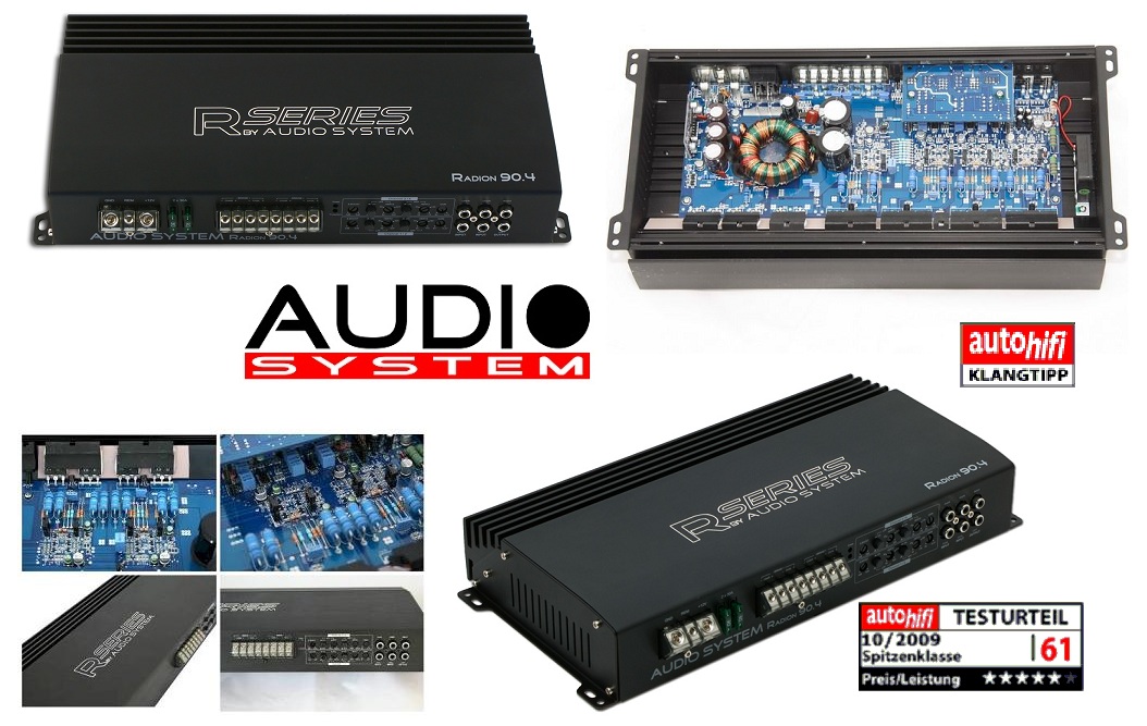 Système audio Radion 90,4 RADION90.4 amplificateur à 4 canaux 