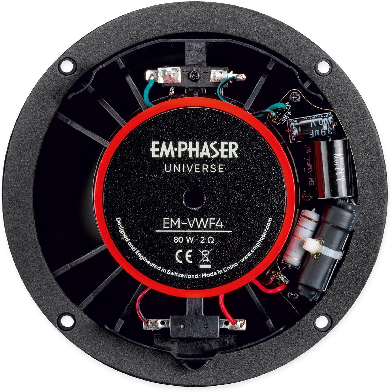  EMPHASER EM-VWF4 Plug & Play 2-Wege 15,5 cm / 6“ Komponenten Lautsprecher System kompatibel mit VW T6.1 Transportern, Reisemobilen, Einbau Lautsprecher für Türen/Armaturenbrett