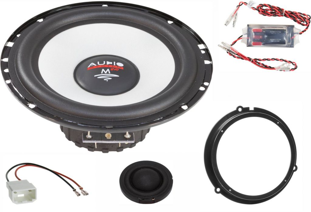 Audio System MFIT FORD FOCUS MK3 EVO2 16,5 cm (6.5") 2-Wege Kompo Lautsprecher Set kompatibel mit FORD FOCUS MK3 2010->