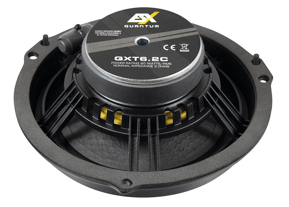 ESX QUANTUM QXT6.2C 2-Wege Lautsprecher System kompatibel mit FORD Transit > Bj. 2014 und Tourneo > Bj. 2016   