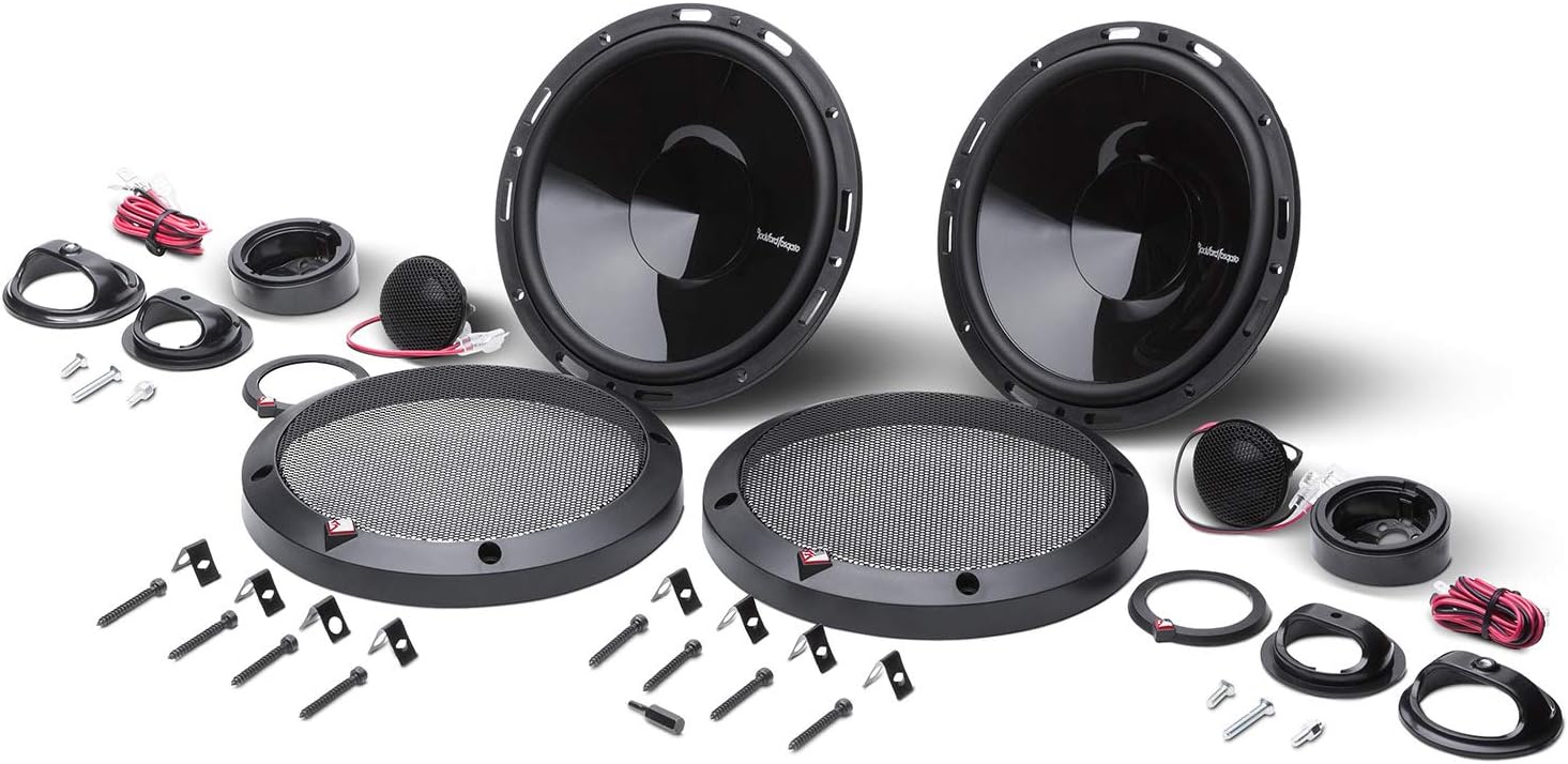 Rockford Fosgate P165-SI 16,5 cm (6.5") 2-Wege Kompo Lautsprecher Set 120 Watt