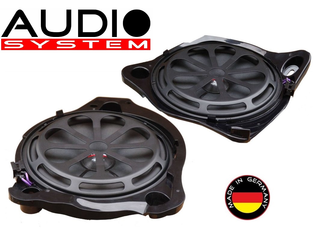 AUDIO SYSTEM AX08 MB Uni Evo Subwoofer / Tieftöner für Mercedes Benz Fahrzeuge W205, W213, A238, C238, C253, X253