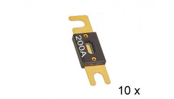 RTA 154.604-2 ANL fuses, gold-plated, 200A