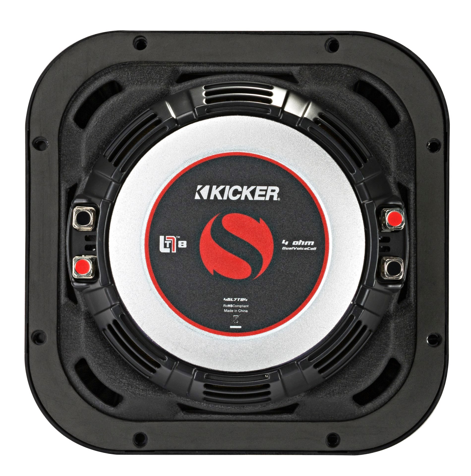 KICKER L7T84 Solobaric L7 Woofer 8” (20 cm) Square-Subwoofer FLAT 700 Watt