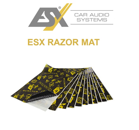 ESX QRM 22 QUANTUM Razor Mat AluButyl selbstklebend Set 11 Platten