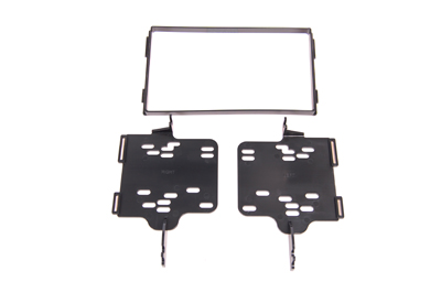 RTA 002.448-0 Double DIN mounting frame black ABS