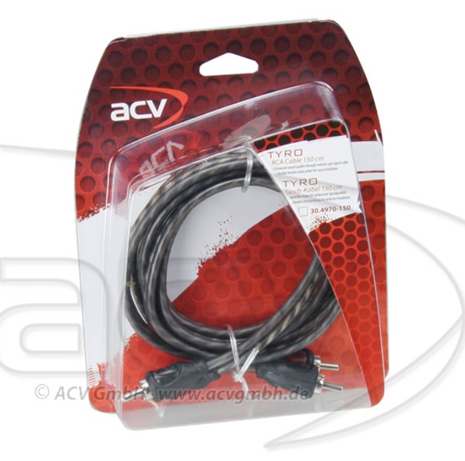 ACV 30.4970-150 2-Kanal Cinchkabel 1,5m - TYRO Serie 