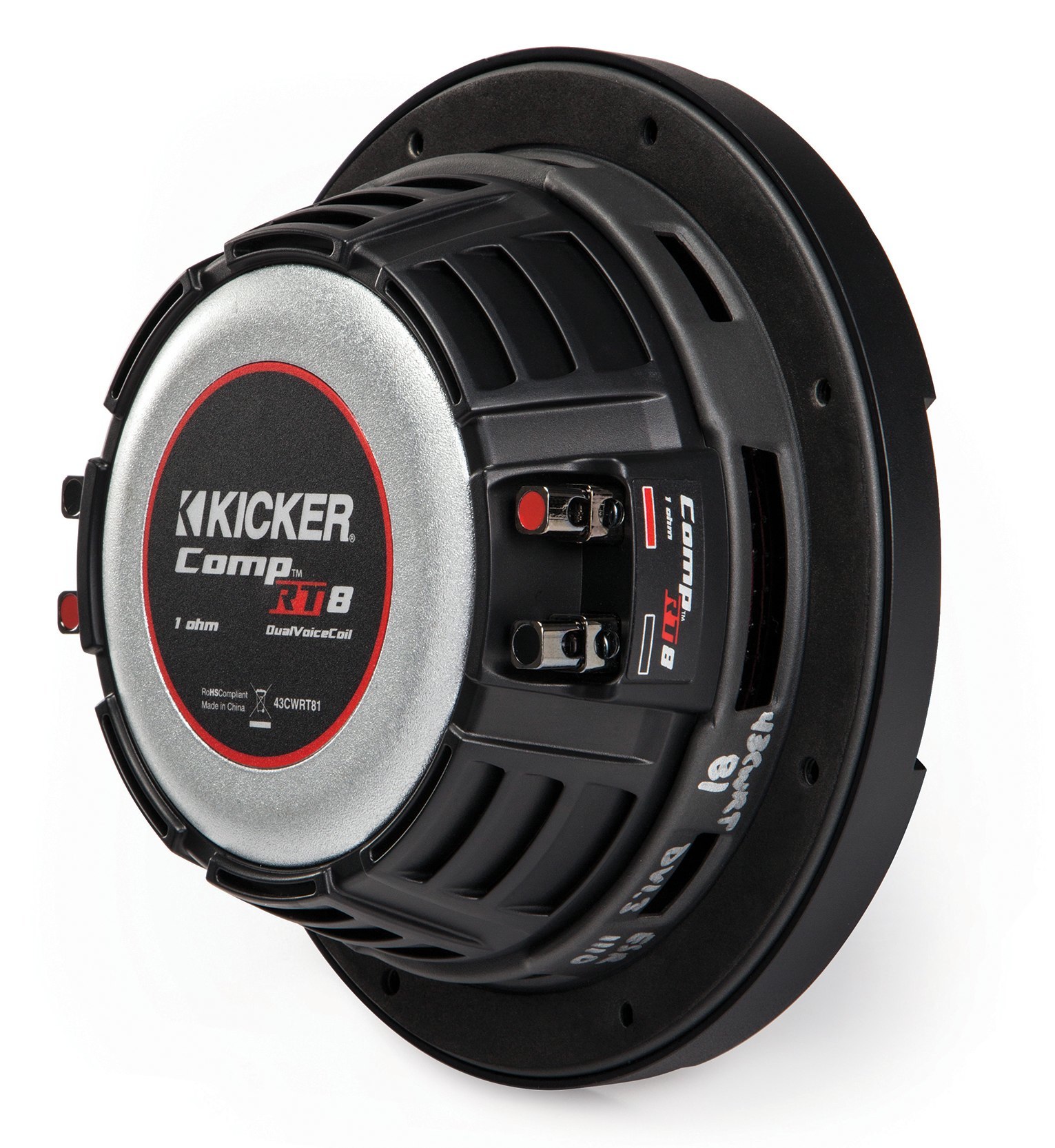 KICKER CWRT82 Subwoofer 8" Woofer CompRT82 CompRT-Serie 600 Watt  