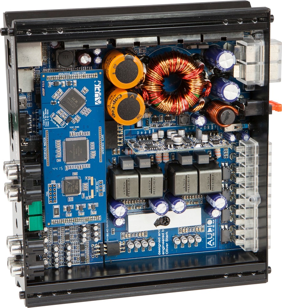 Audio System X-80.4 D 4-Kanal Digitaler Hochleistungs-Verstärker Amplifier  600 Watt RMS