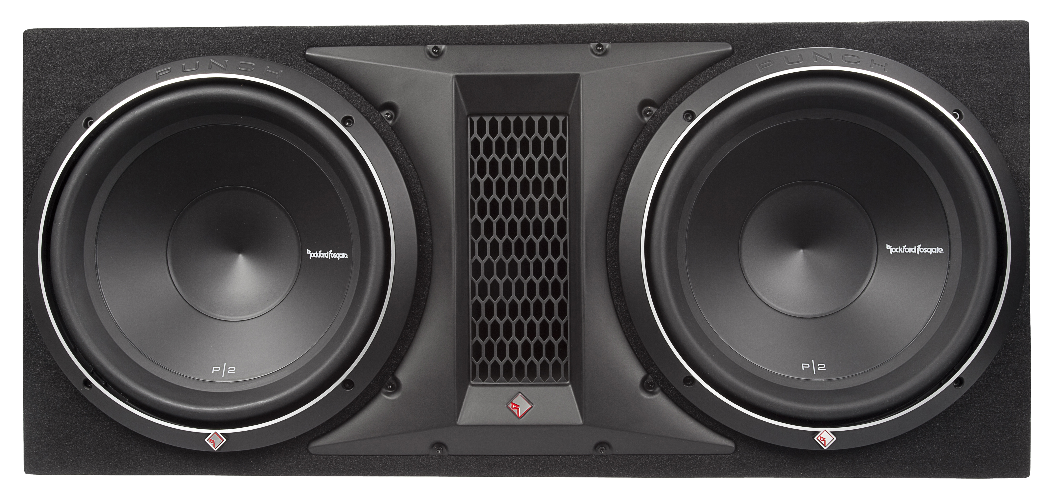 Rockford Fosgate P2-2X12 Subwoofer Dual Bassreflexbox 30 cm (12") 800 Watt RMS 