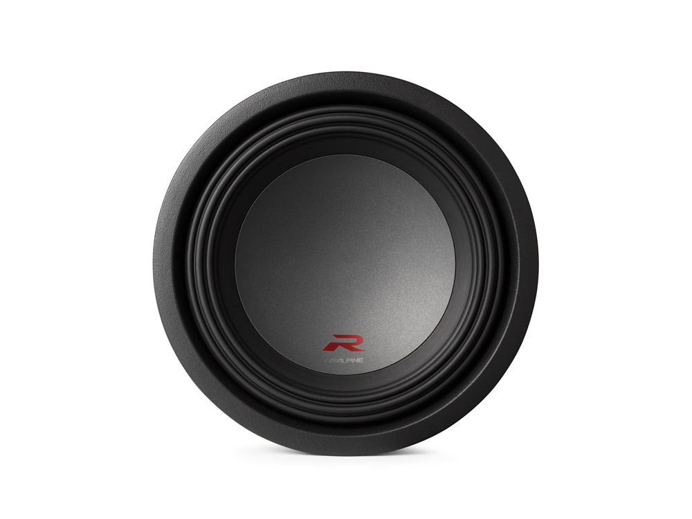 Alpine R-W10D4 25 cm (10-Zoll) Type-R Subwoofer (4Ω + 4Ω) 2250 Watt