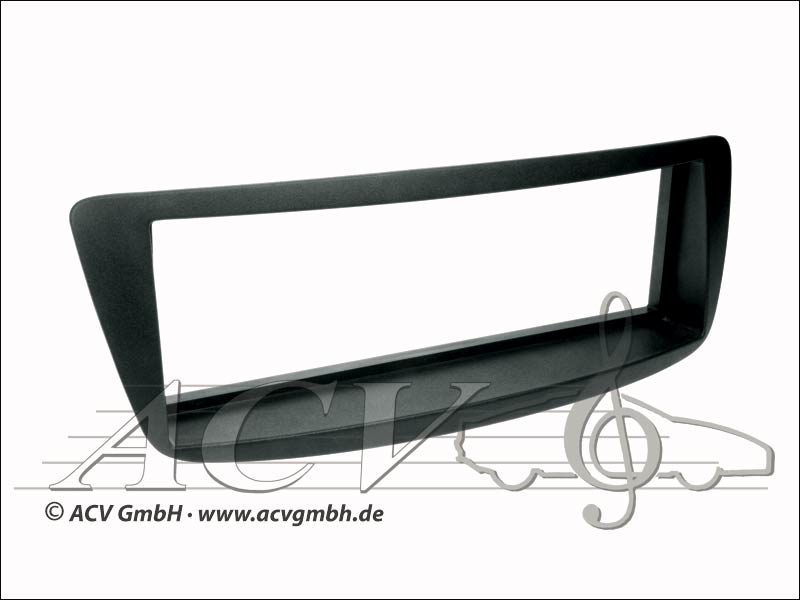 Radio gomma touch panel Citroen C1 nera 