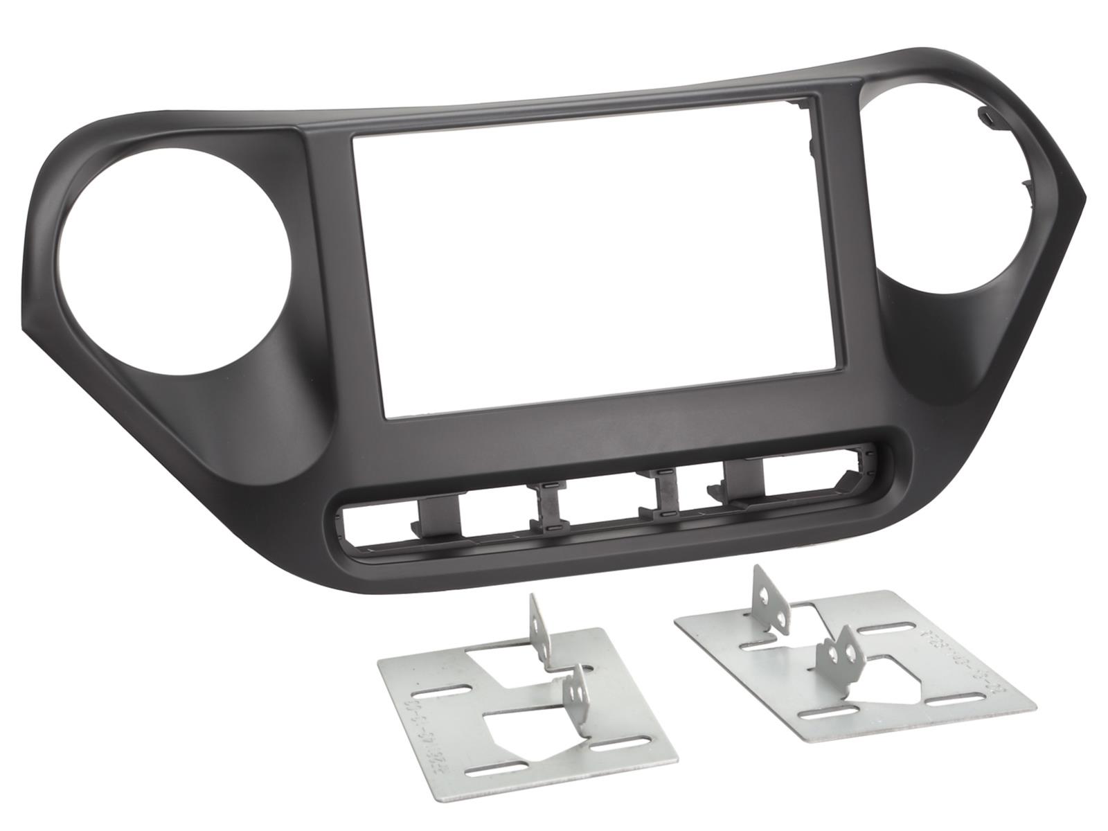 Alpine APF-F381143-13-1HY 2-DIN Radioblende Installations-Kit für Headunit mit 6,1/6,5 und 7-Zoll-Display im Hyundai i10 (ab 2014)