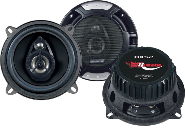 Renegade RX52 coaxial système de 13 cm 160 watts RX 52 