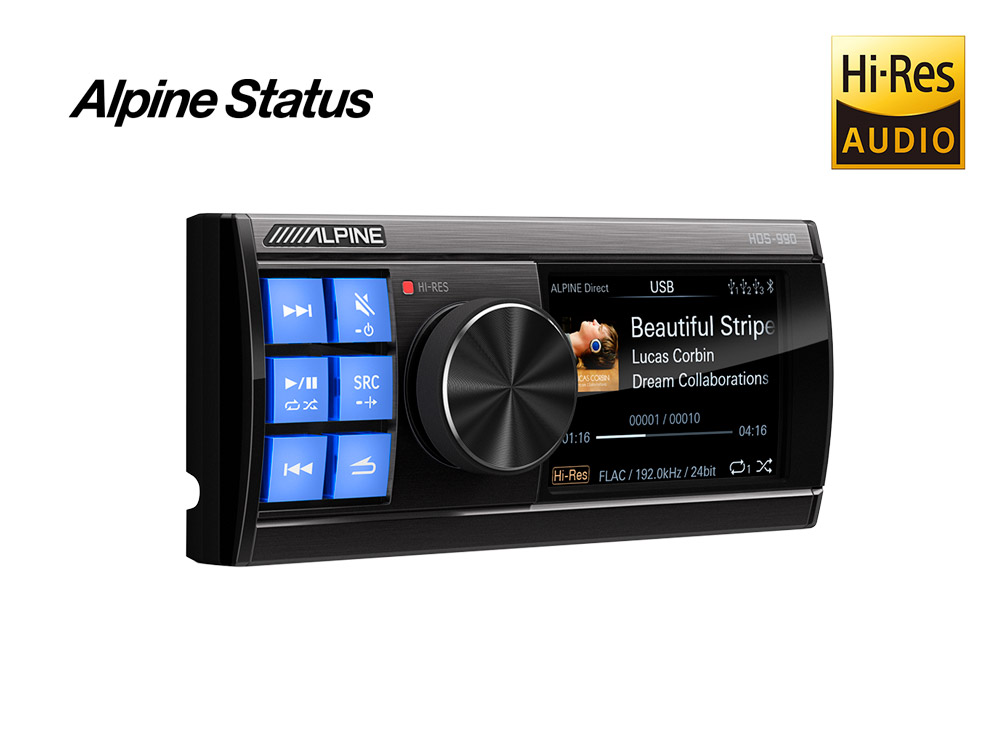 Alpine HDS-990 Alpine Status Hi-Res Audio Media Player