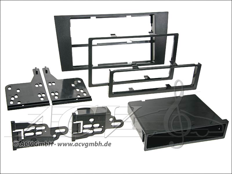 Radio pannello doppio ISO (comprese scaffale) Audi A4 2000-12/2001 