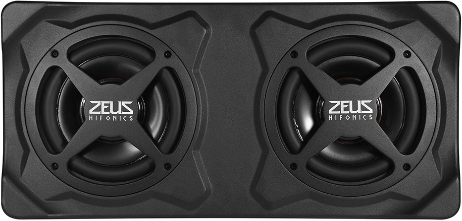 HIFONICS ZRX-220A Aktiv-Subwoofer 2 x 20 cm (8") Aktiv-Dual-Bassreflex 300 W/RMS, 600 W/MAX