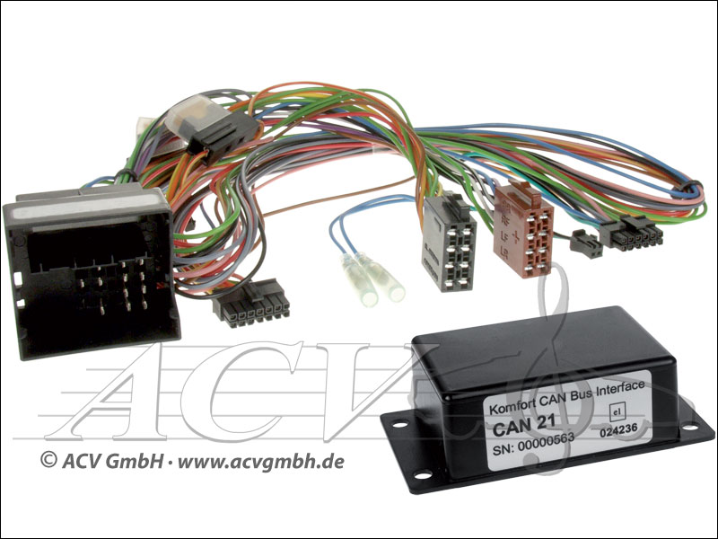 12-1195-00-57 Mercedes CAN-BUS mit MFL auf Variocom + Radio 12-1195-00-57 Mercedes CAN-BUS mit MFL auf Variocom + Radio