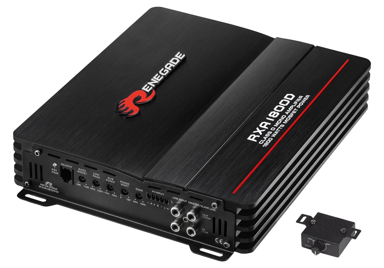 RENEGADE RXA 1800D Digital Monoblock 1-Kanal-Class D Digital Verstärker 1800 Watt