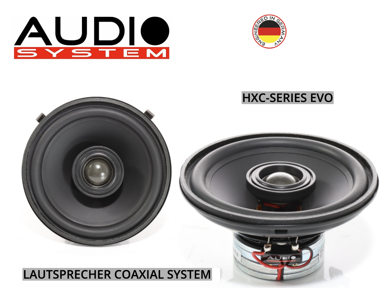 Audio System HXC120 EVO3 12 cm (4.5") 2-Wege Koaxial Lautsprecher Set 125 Watt - 1 Paar   