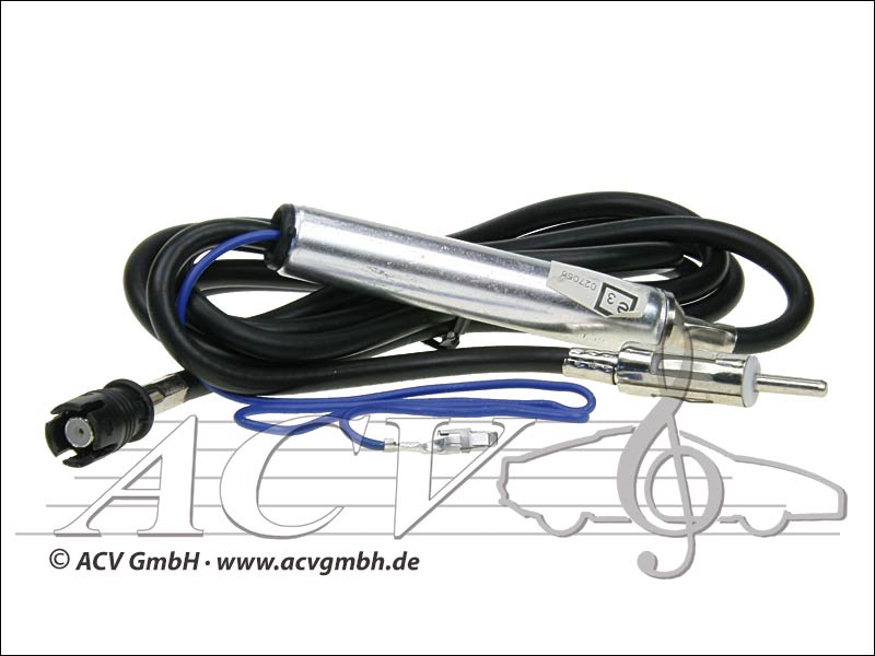 ACV 1500-02 VW Polo DIN antenna adapter with phantom power 