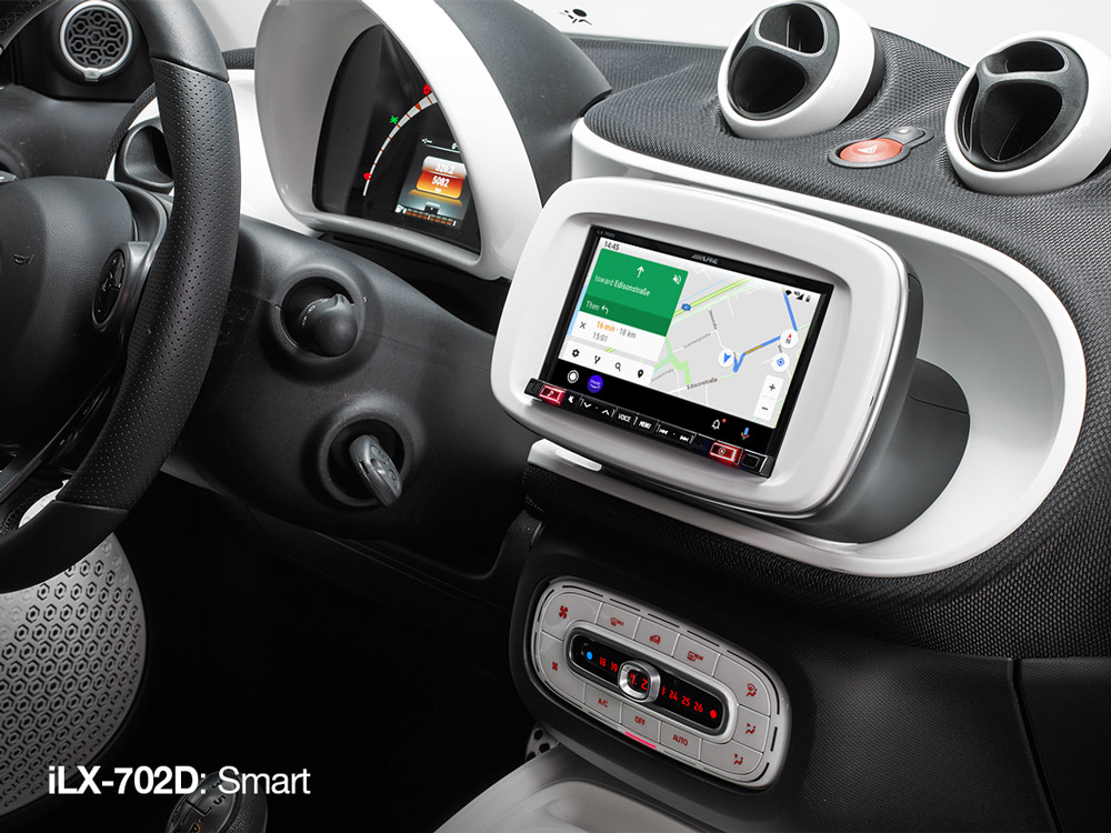 Alpine iLX-702D Autoradio mit DAB+, 7-Zoll Display, Apple CarPlay und Android Auto Unterstützung