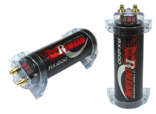 Renegade RX1200 1.2 Farad-Pufferelko RX 1200 Renegade RX1200 1.2 Farad-Pufferelko RX 1200