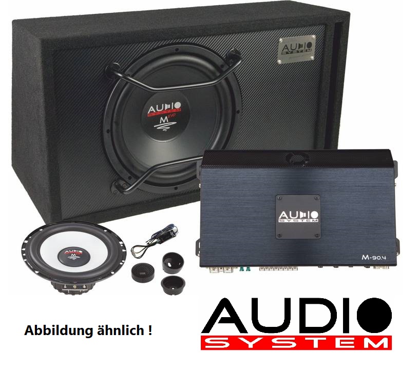 Audio System M SERIES EVO Komplett-Set M100 EVO : Verstärker + Subwoofer 10" + Lautsprecher