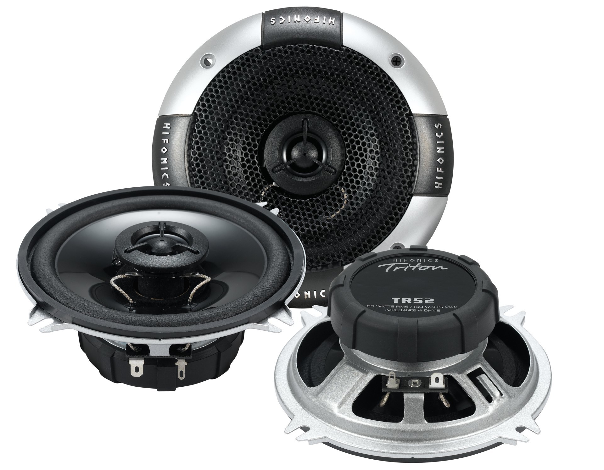 HIFONICS TR-52 TRITON 13 cm 2-Wege KOAX Lautsprecher 160 Watt, 1 Paar