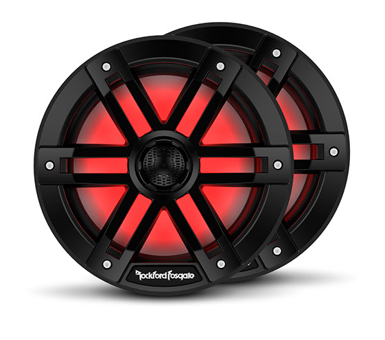 ROCKFORD M1-8B Color Optix Koax 20 cm Marine 2-Wege Lautsprecher schwarz Boote Outdoor  B-Ware
