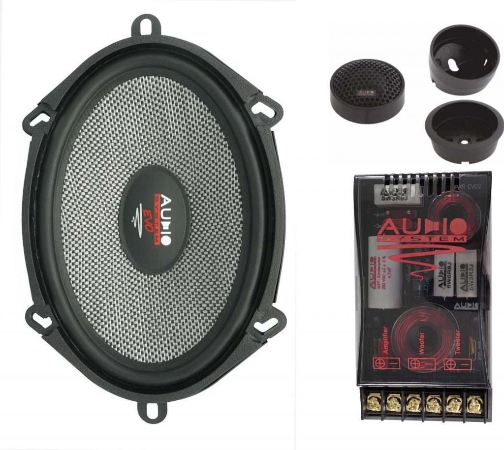 Audio System R 507 EVO 2 2-Wege Kompo Lautsprecher System Set 5x7 kompatibel mit FORD 