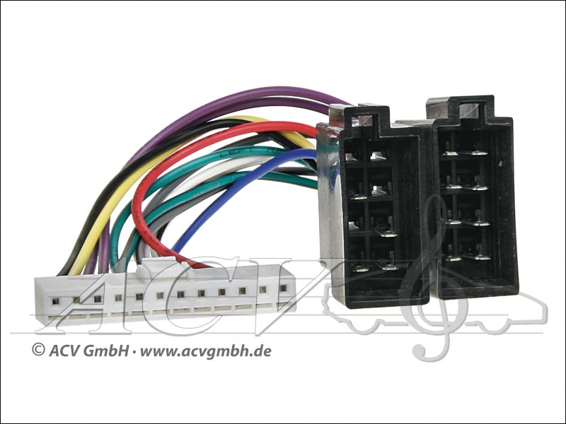 ACV 453007 Pioneer Radioanschlusskabel Markenradios -> ISO ACV 453007 Pioneer Radioanschlusskabel Markenradios -> ISO