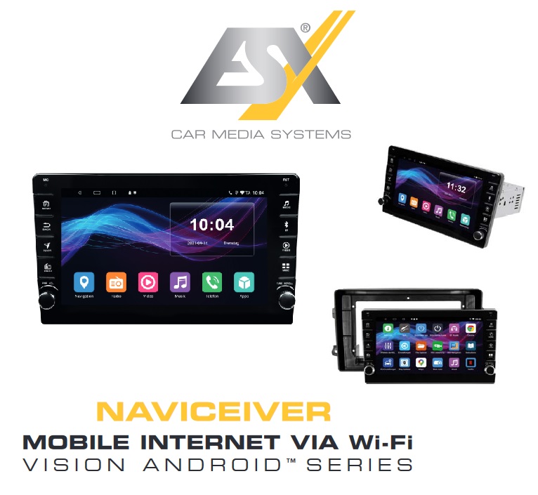 ESX VNC930-F8-A60 Autoradio Navigation für Fiat Ducato F8 ab 2021 mit Navisoftware