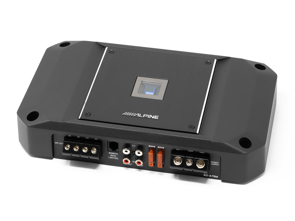 Alpine R2-A75M R-Series Mono 1-Kanal Verstärker RMS Leistung 750 Watt Amplifier