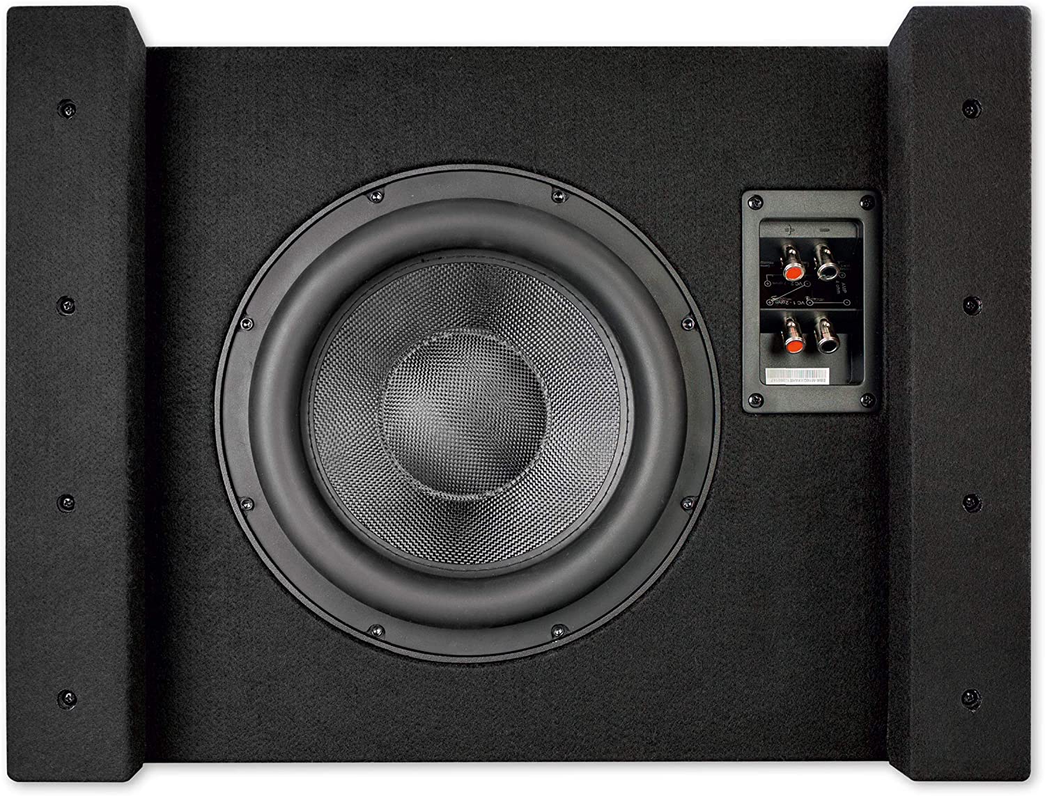 EMPHASER EBR-M10DX Monolith Bassreflex-Gehäuse Druckvoller 25 cm / 10 Zoll Subwoofer 1000 Watt
