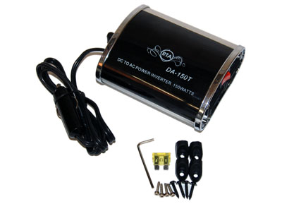 RTA 150.100-0 Power Inverter 12V -> 230V - 150W with fan and overload protection