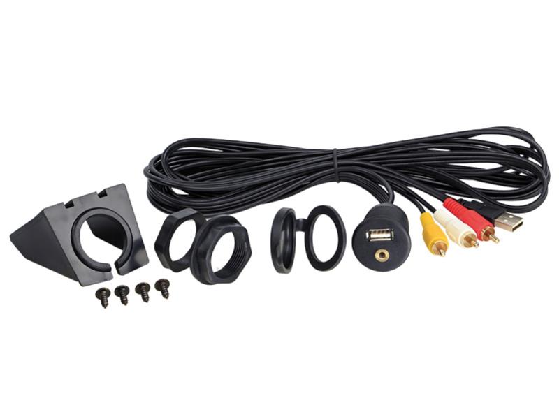 ACV 44-1000-001 Universal USB Einbau / Aufbau Buchse 3.5mm + USB