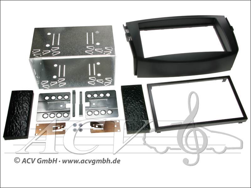 Double-DIN installation du kit caoutchouc Touch Toyota RAV4 (EU Version) 