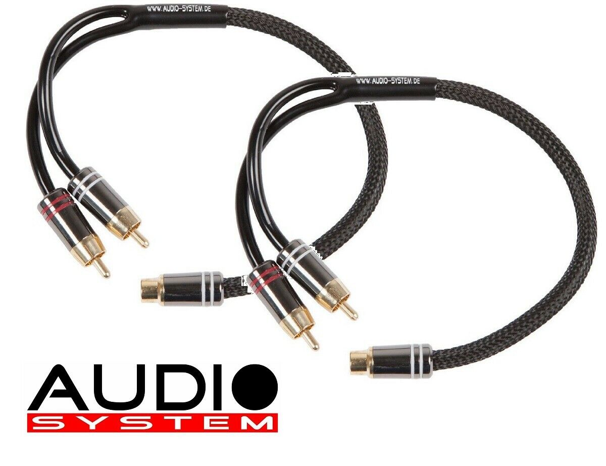 Audio System Z-PRO Y 0,30m 1 x Kupplung und 2 x Stecker - 1 Paar